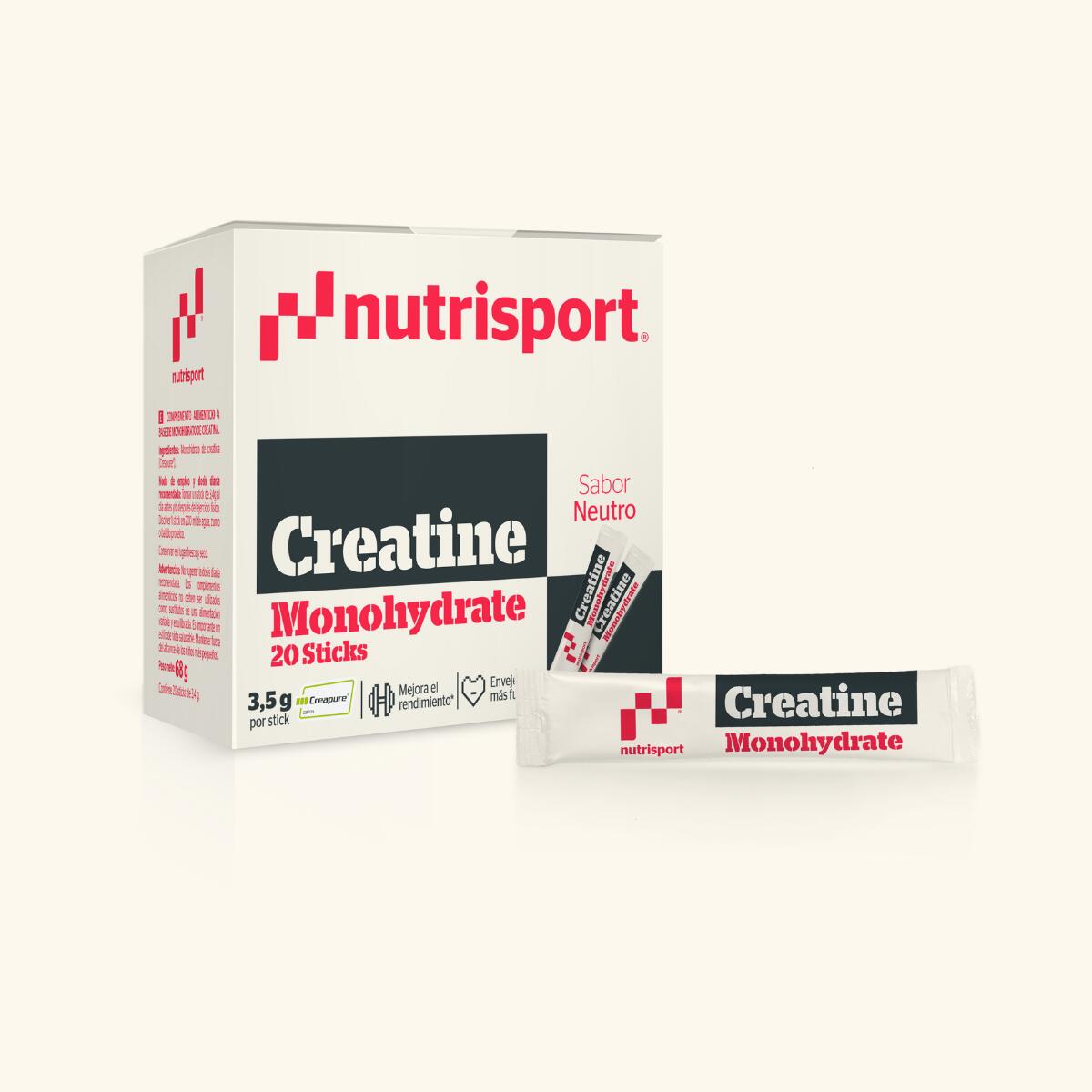 Sticks Creatine Monohydrate Creapure® (20 uds) 1/2