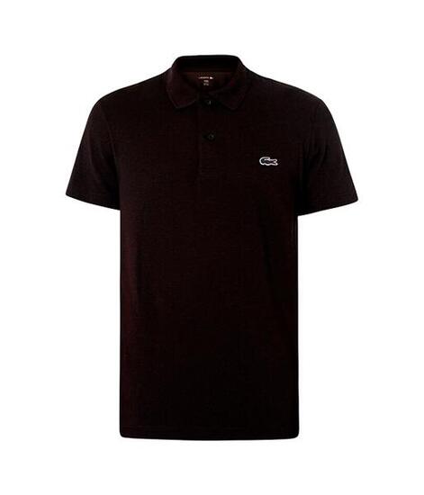 Pole lacoste in forma normale in cotone nero