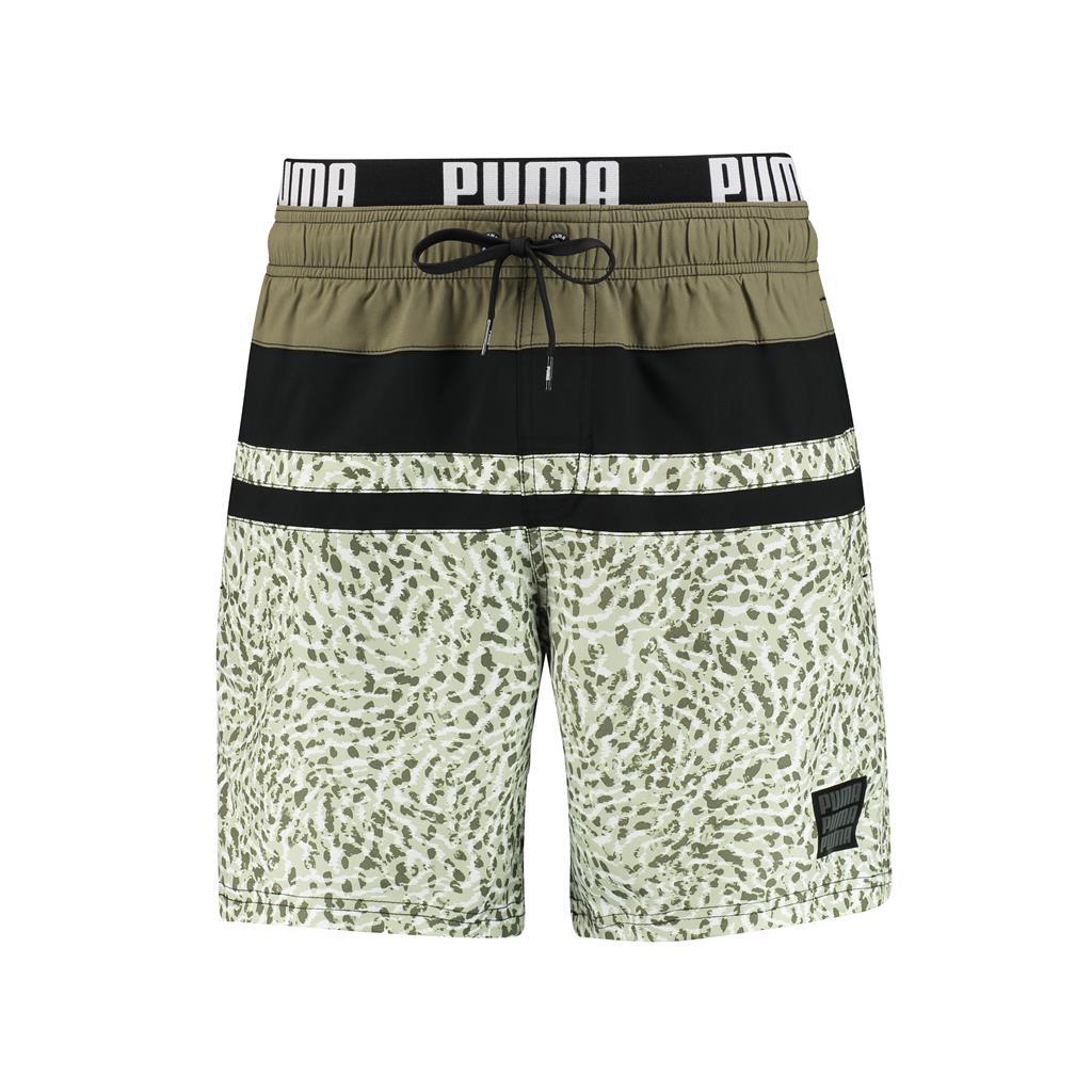 Puma Zwembroek Heritage Stripe Mid Moss Green Combo 5/7
