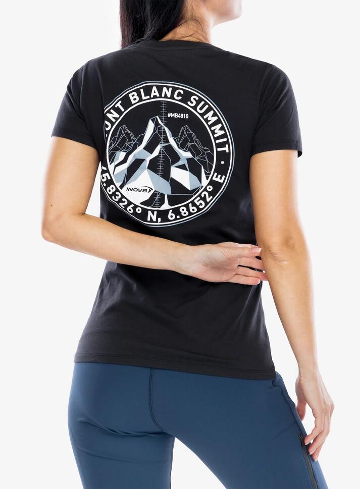 Koszulka bawełniana damska Inov-8 Graphic T-Shirt Mont Blanc