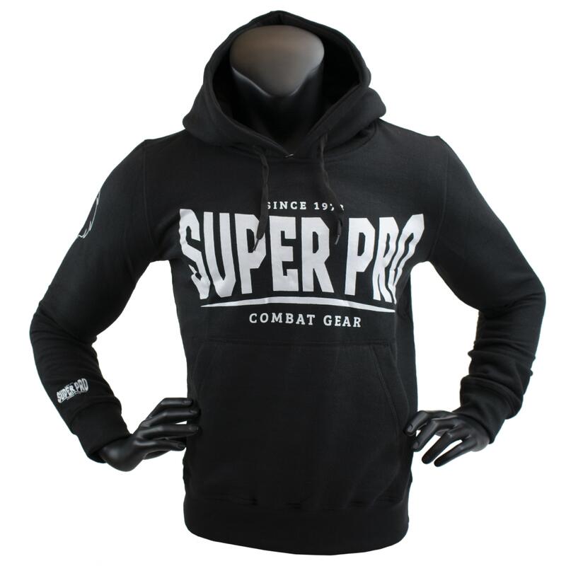 Super Pro Hoody S.P. Logo Zwart/Wit