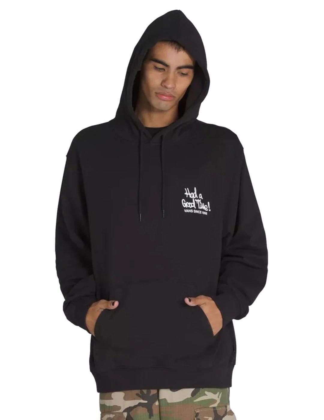 Maglia e felpa da uomo Vans Good times nera. 3/4