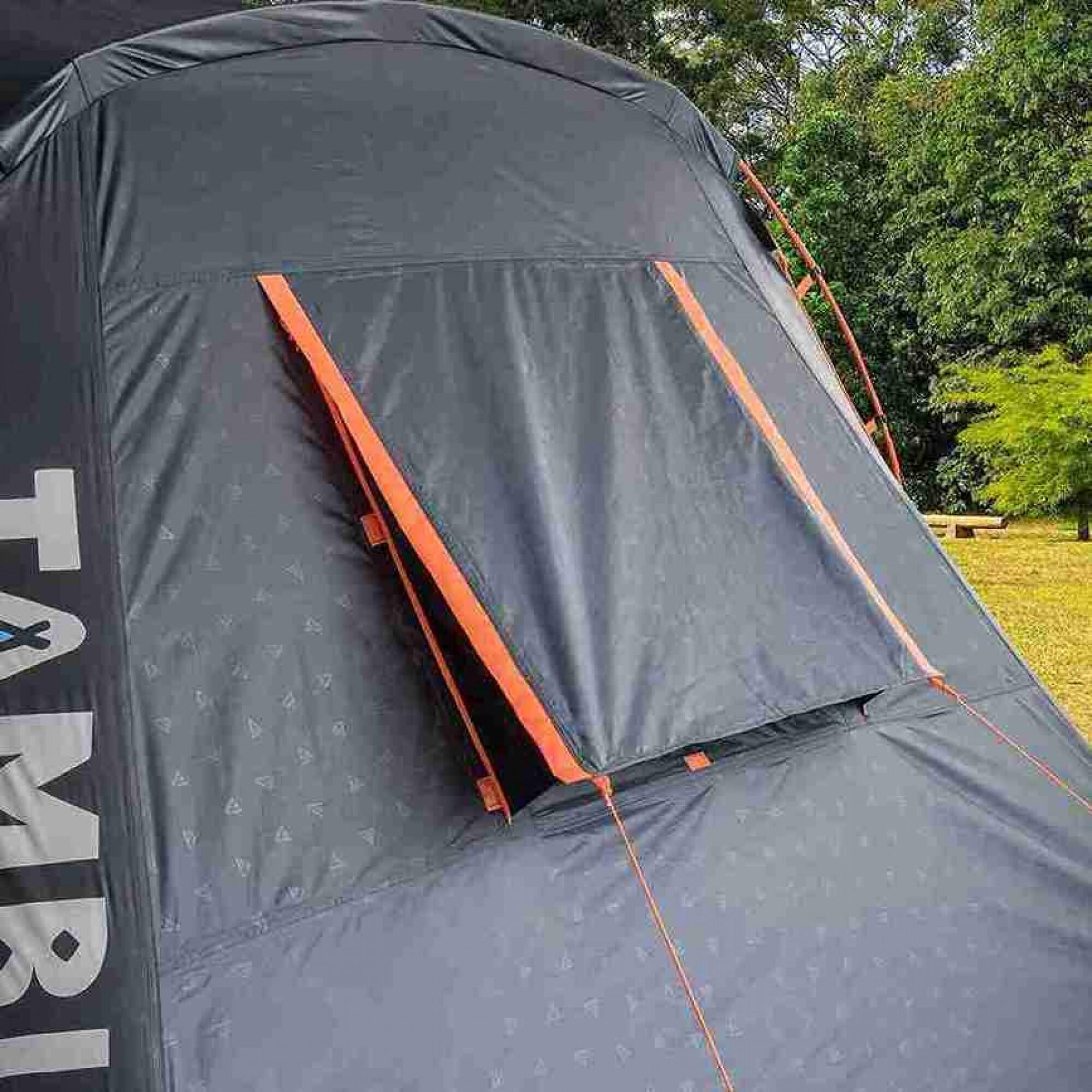 Tente tunnel TAMBU Mandapa 6 pers. avec 2 chambres et hauteur debout 7/7
