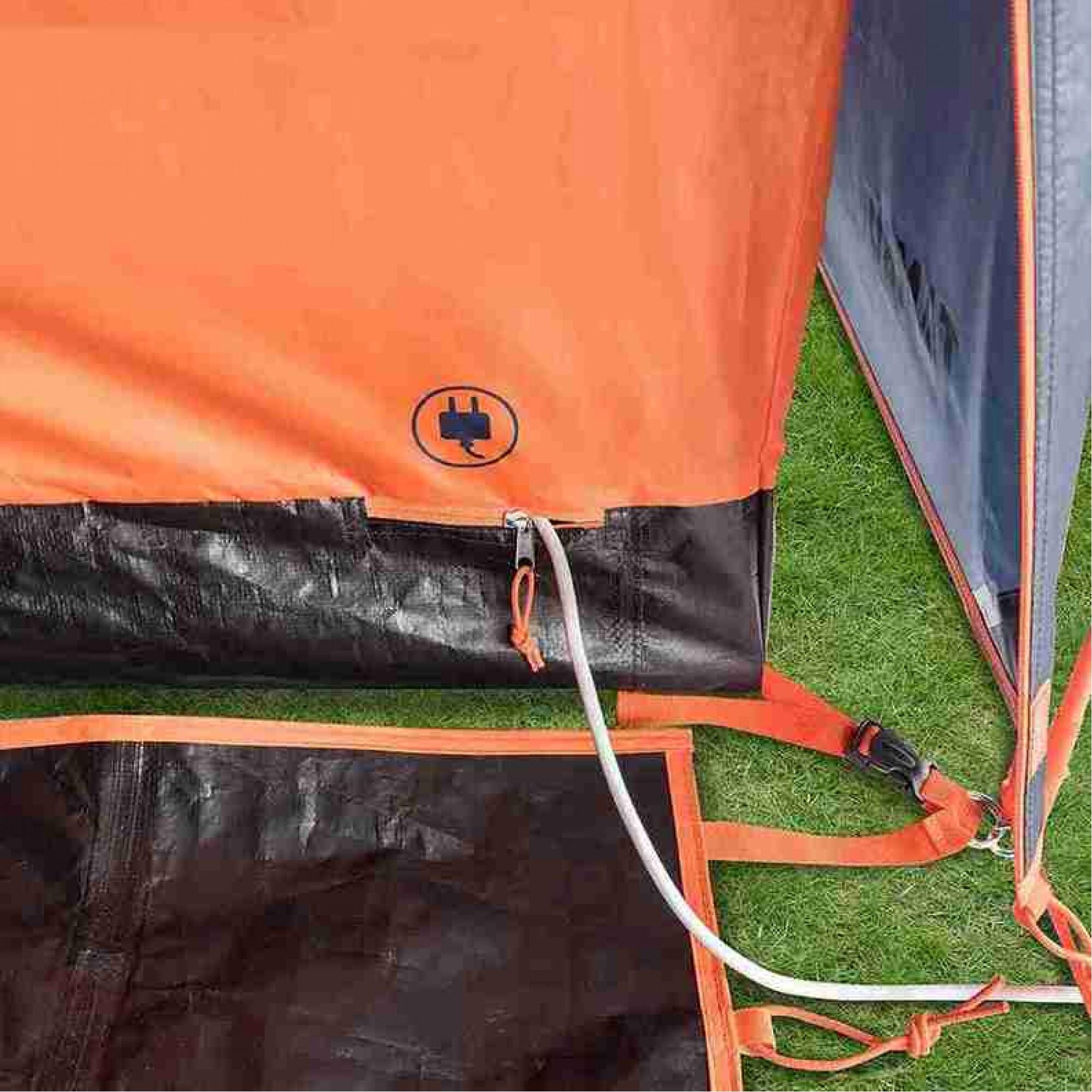 Tente tunnel TAMBU Mandapa 6 pers. avec 2 chambres et hauteur debout 6/7