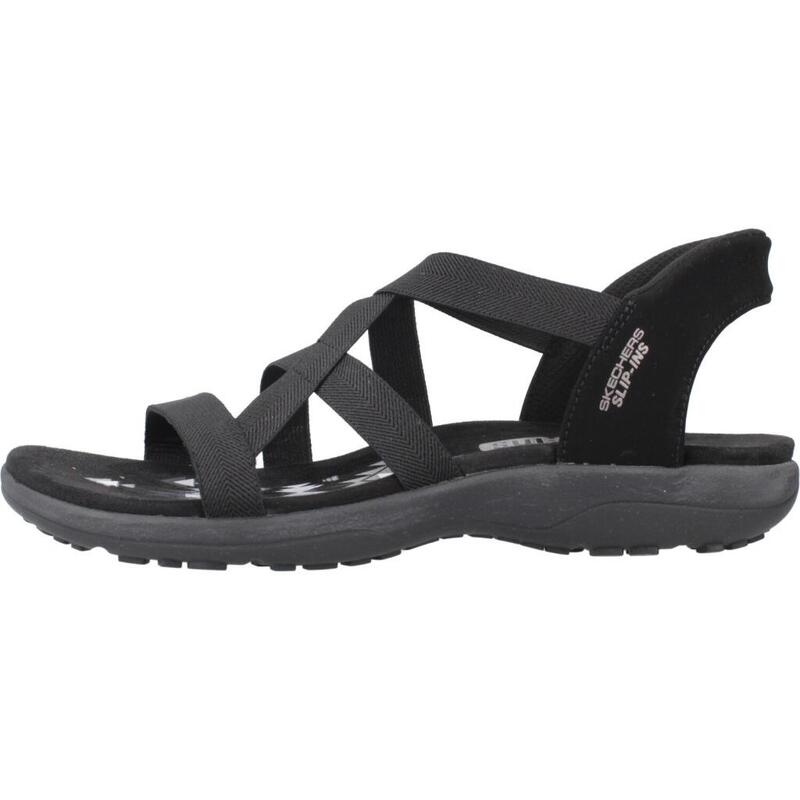 Sandale Skechers Model Reggae Slim Stretch Flex Culoare Negru