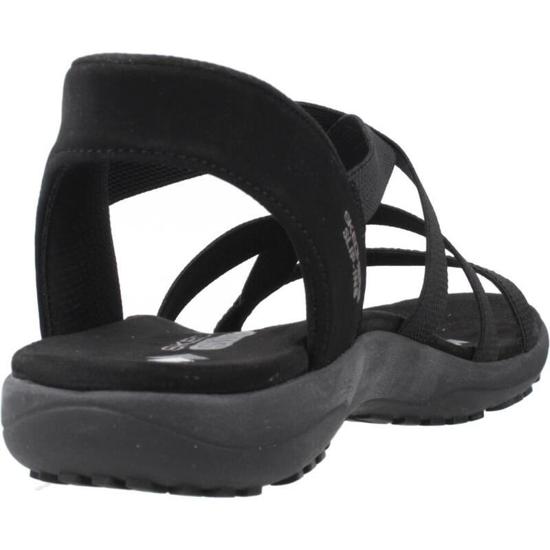Sandale Skechers Model Reggae Slim Stretch Flex Culoare Negru