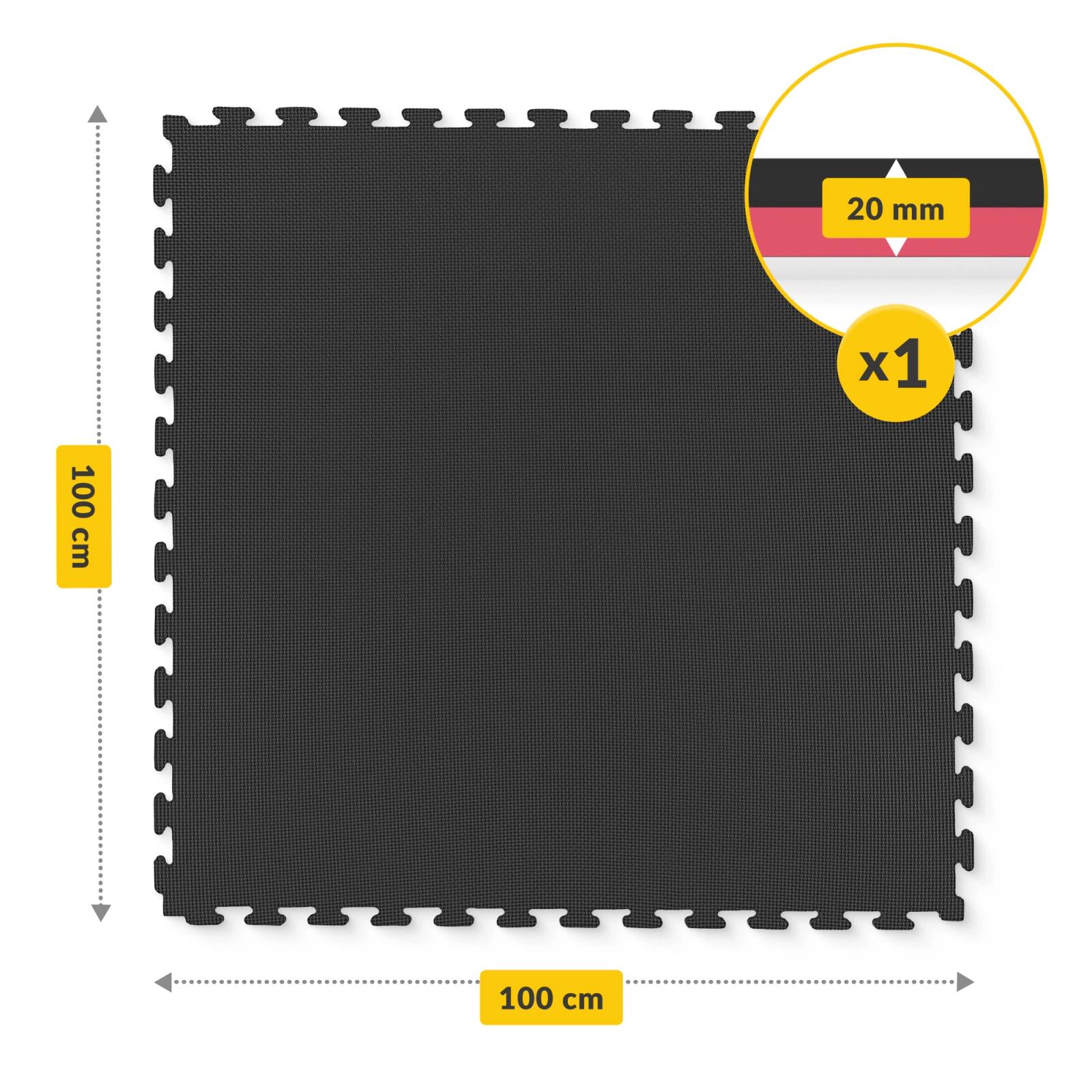 Mata PUZZLE piankowa 4FIZJO 1 szt. 100 × 100 × 2 cm 6/7