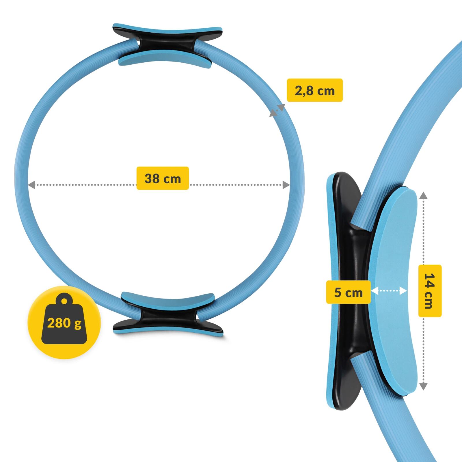Ring pilates yoga fibra di vetro postura core muscoli profondi 4FIZJO 5/6