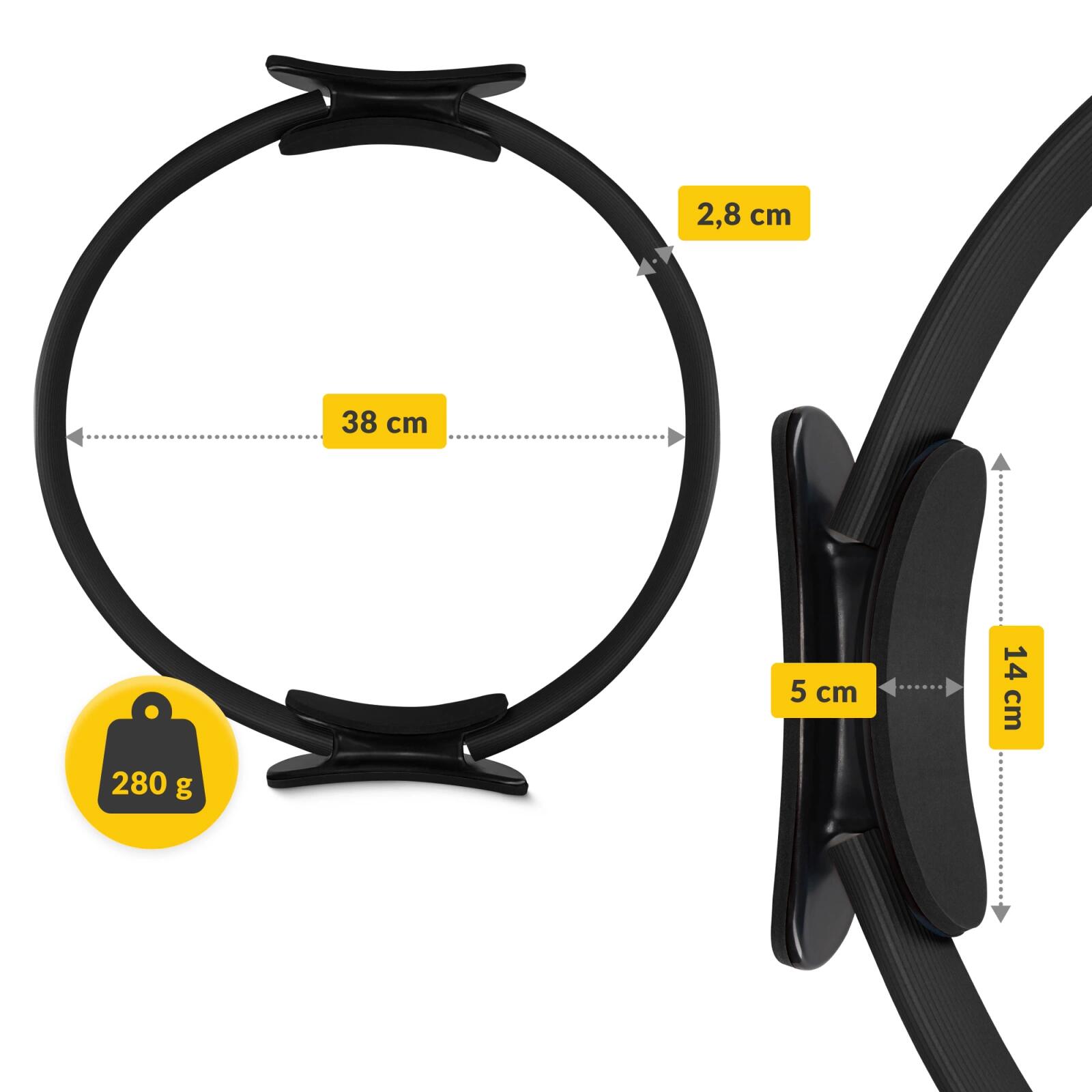 Ring pilates yoga fibra di vetro postura core muscoli profondi 4FIZJO 3/6