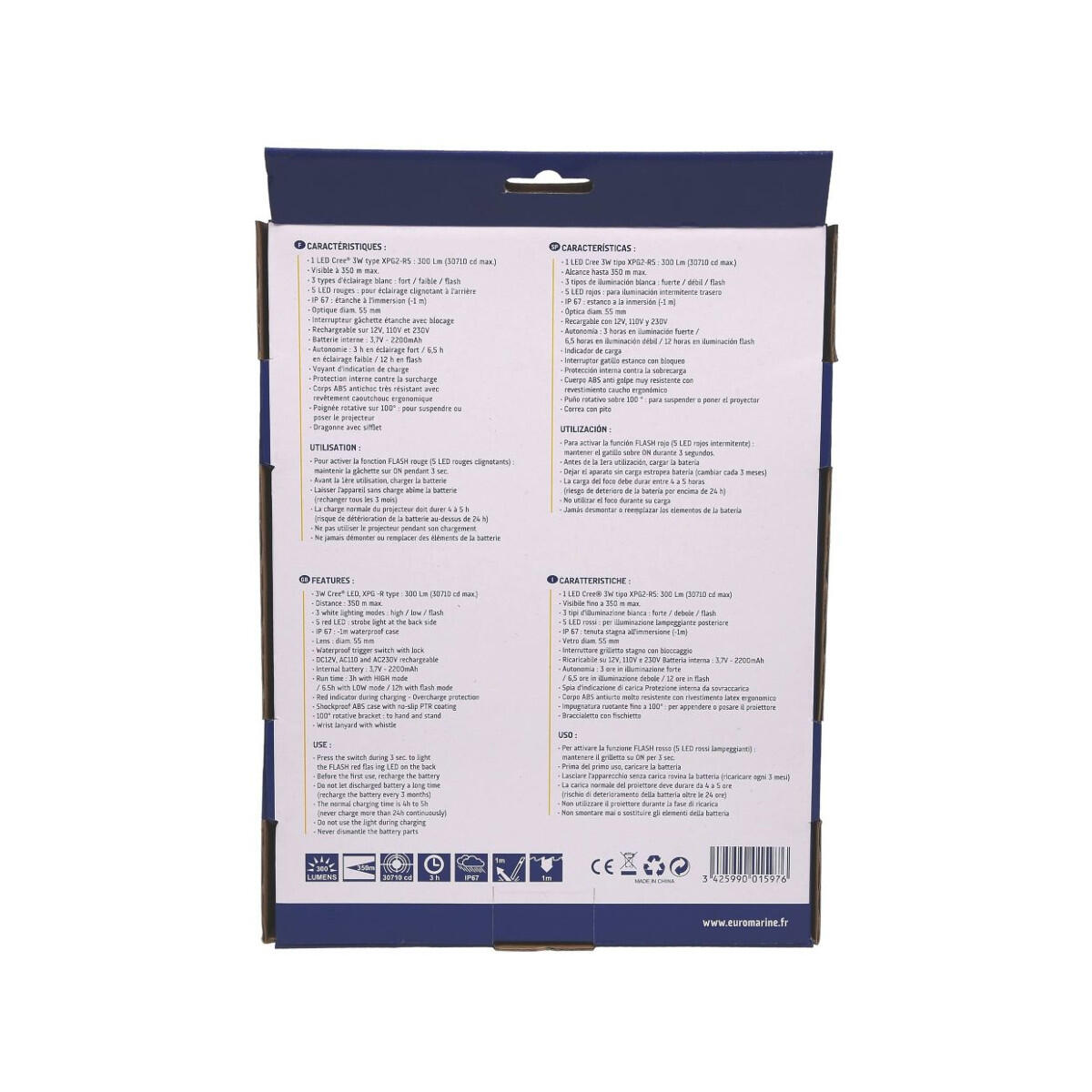Projecteur LED 300LM IP67 3/3