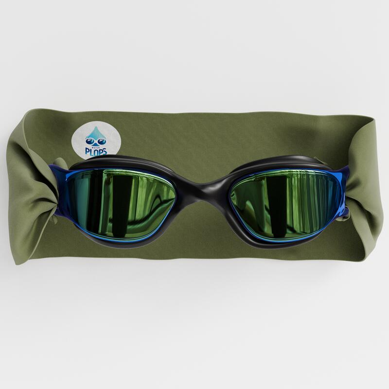 WATERPLOPS Occhialini nuoto adulto – Età 11+ – Bianco –Kaki