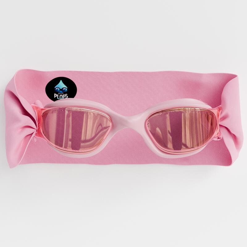 WATERPLOPS Occhialini nuoto adulto – Età 11+ – Bianco –Pink