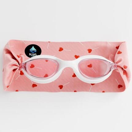 Schwimmbrille Kinder – Ultrasoftes Stirnband Coeurs Sucettes
