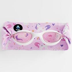 Lunettes Enfant Natation – Bandeau Tout Doux Cerises Rose