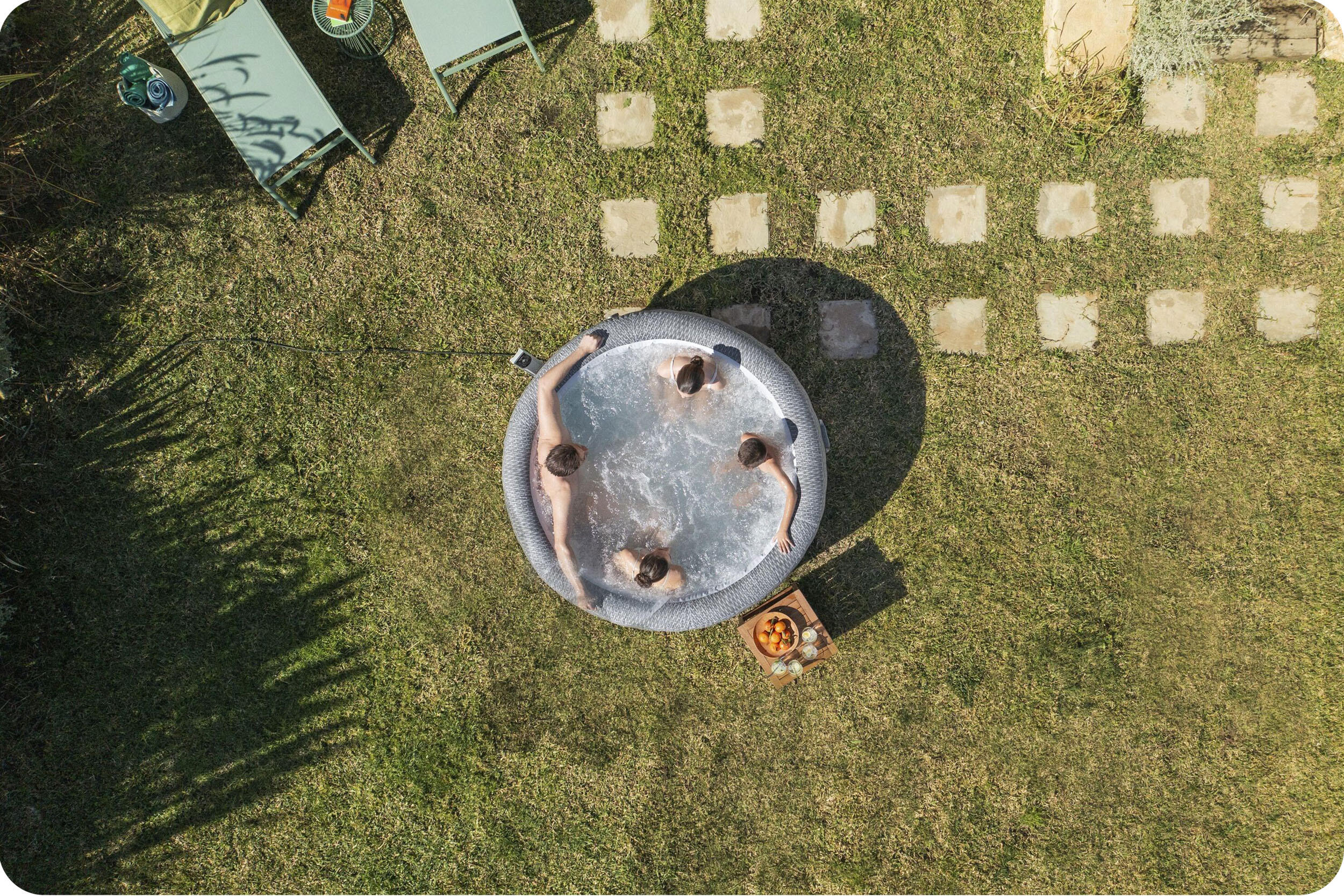 Dmuchane Lay-Z SPA ogrodowe AirJet Bali hydromasaż Bestway 6-osobowe WIFI 6/7