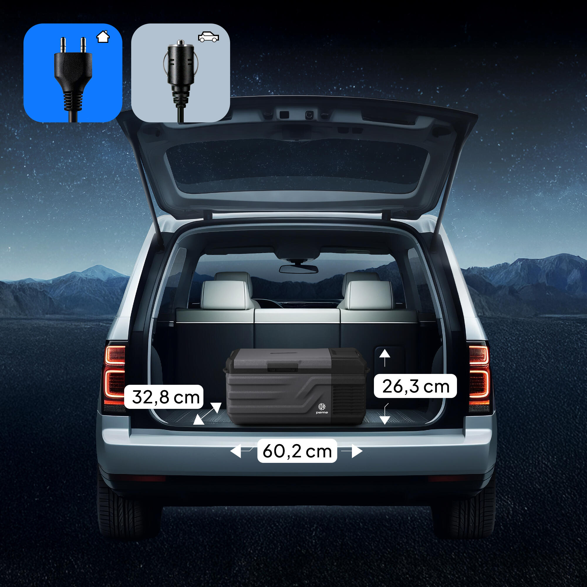 Frigo Portatile Peme Quest 15 12/230v caldo/freddo per campeggio 6/7