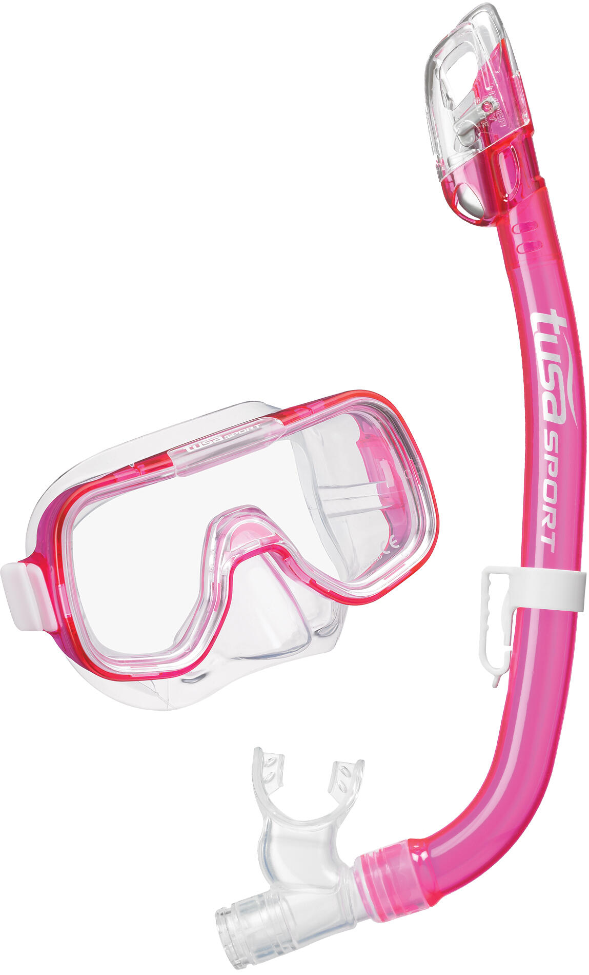TUSA Mini-Kleio Junior Combo Snorkelset - Helder Roze 3/5