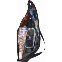 Ensemble de plongée avec tuba TUSA Mini-Kleio Junior Combo - Rose transparent