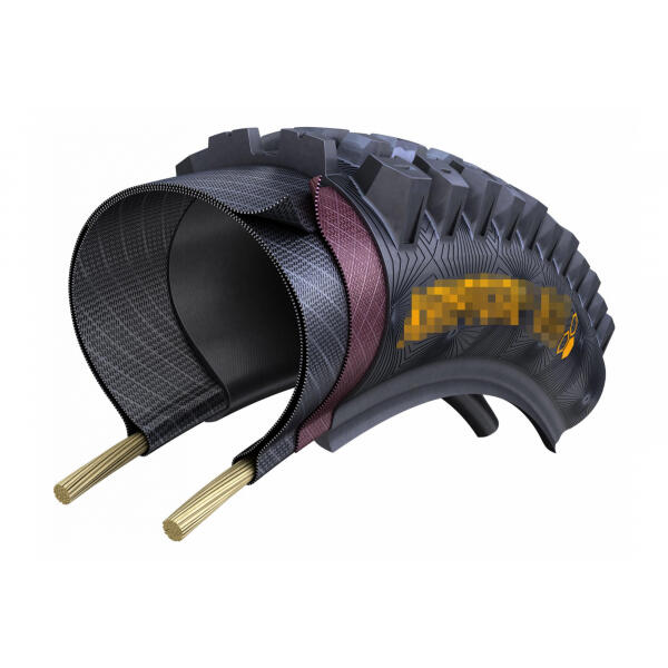 Xynotal Trail TL-Ready E-25 pliable Endurance noir / noir skin - 60-622