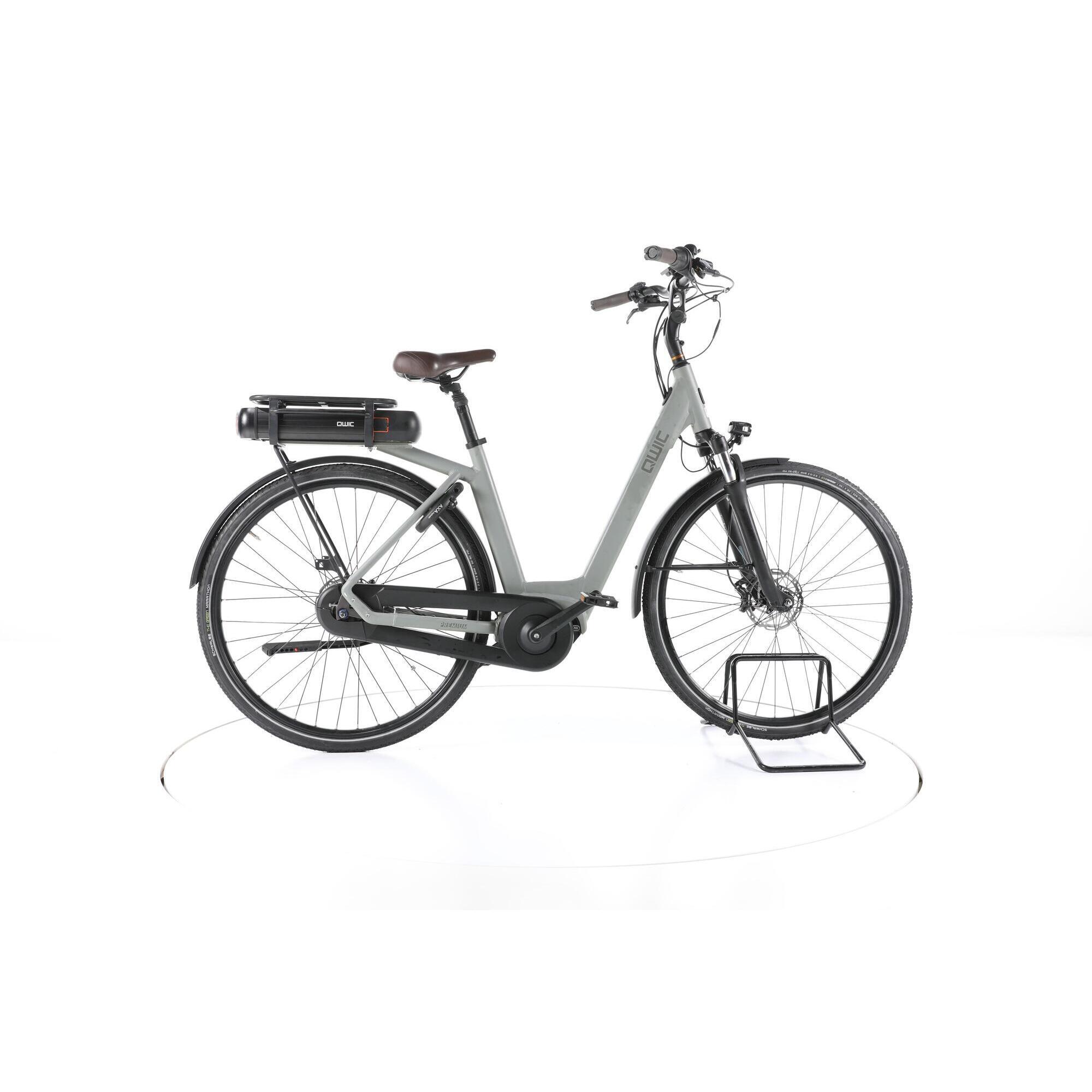 Second Life - QWIC Premium MN7D+ City E-Bike Lage instap 2022 - Stan dobry