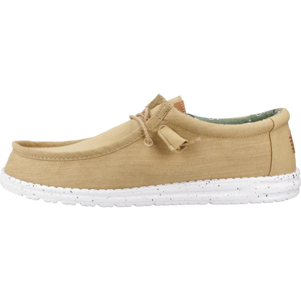 Scarpe Da Ginnastica Hey Dude Modello Wally Washed Canvas Colore Giallo 2/5
