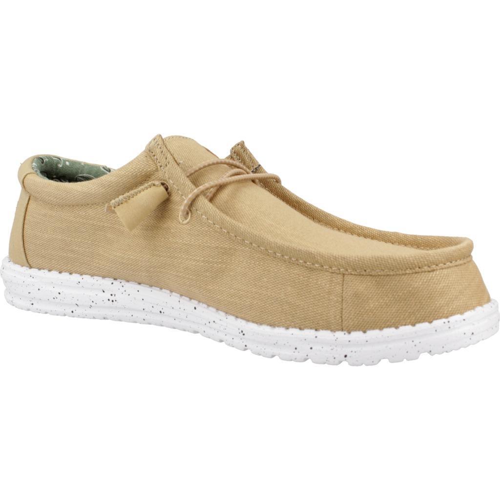 Scarpe Da Ginnastica Hey Dude Modello Wally Washed Canvas Colore Giallo 5/5