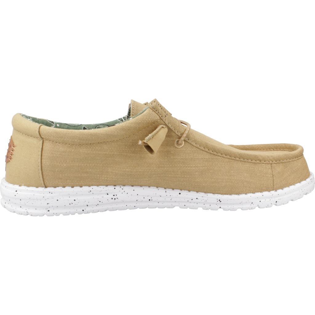 Scarpe Da Ginnastica Hey Dude Modello Wally Washed Canvas Colore Giallo 4/5