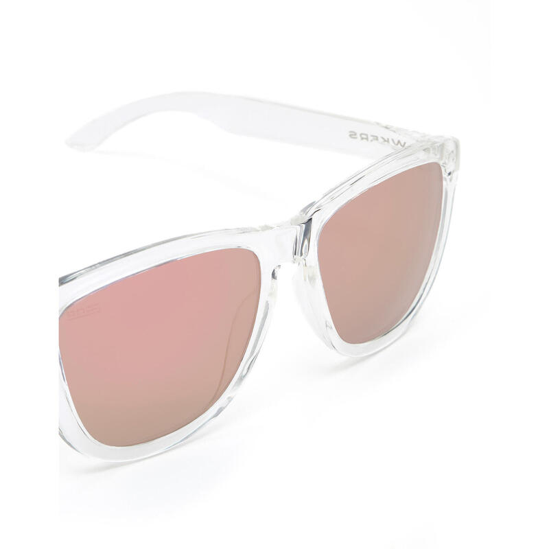 HAWKERS - Lunettes de soleil pour Homme et Femme POLARIZED ONE Air Rose Gold