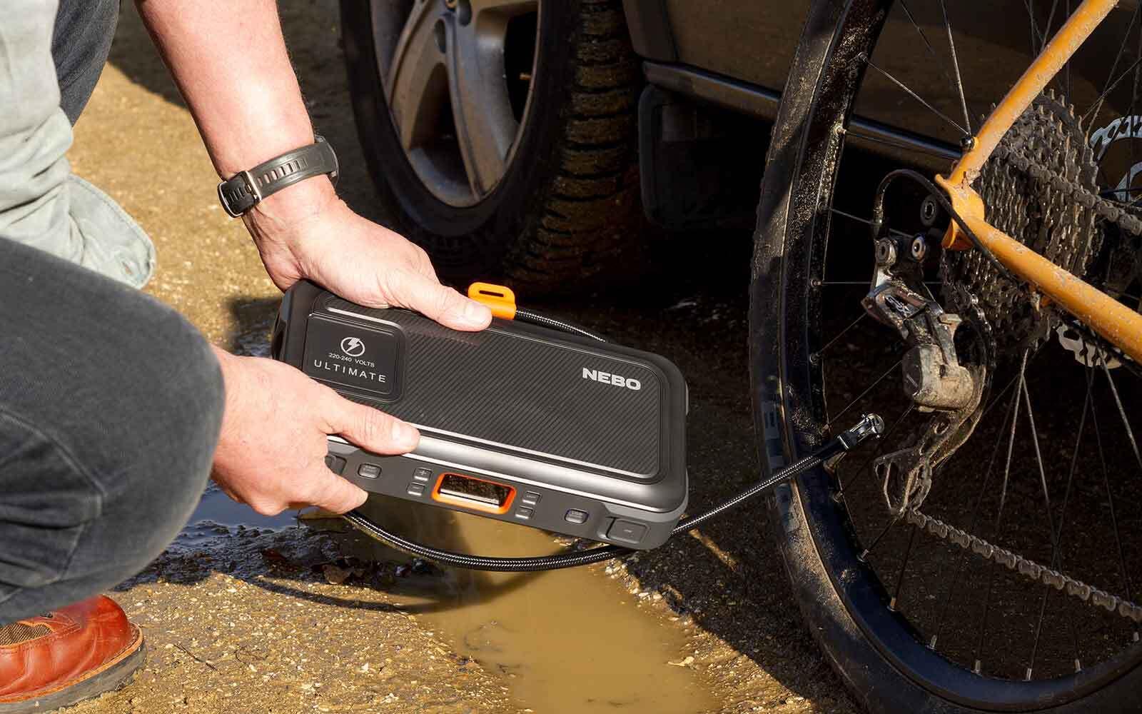 NEBO Jump Starter 1500A - Compresseur 8,5 bar - Onduleur AC - Fonction powerbank 5/7