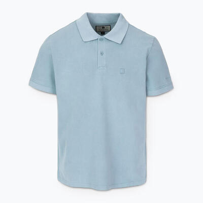 Heren pitbull washed poloshirt