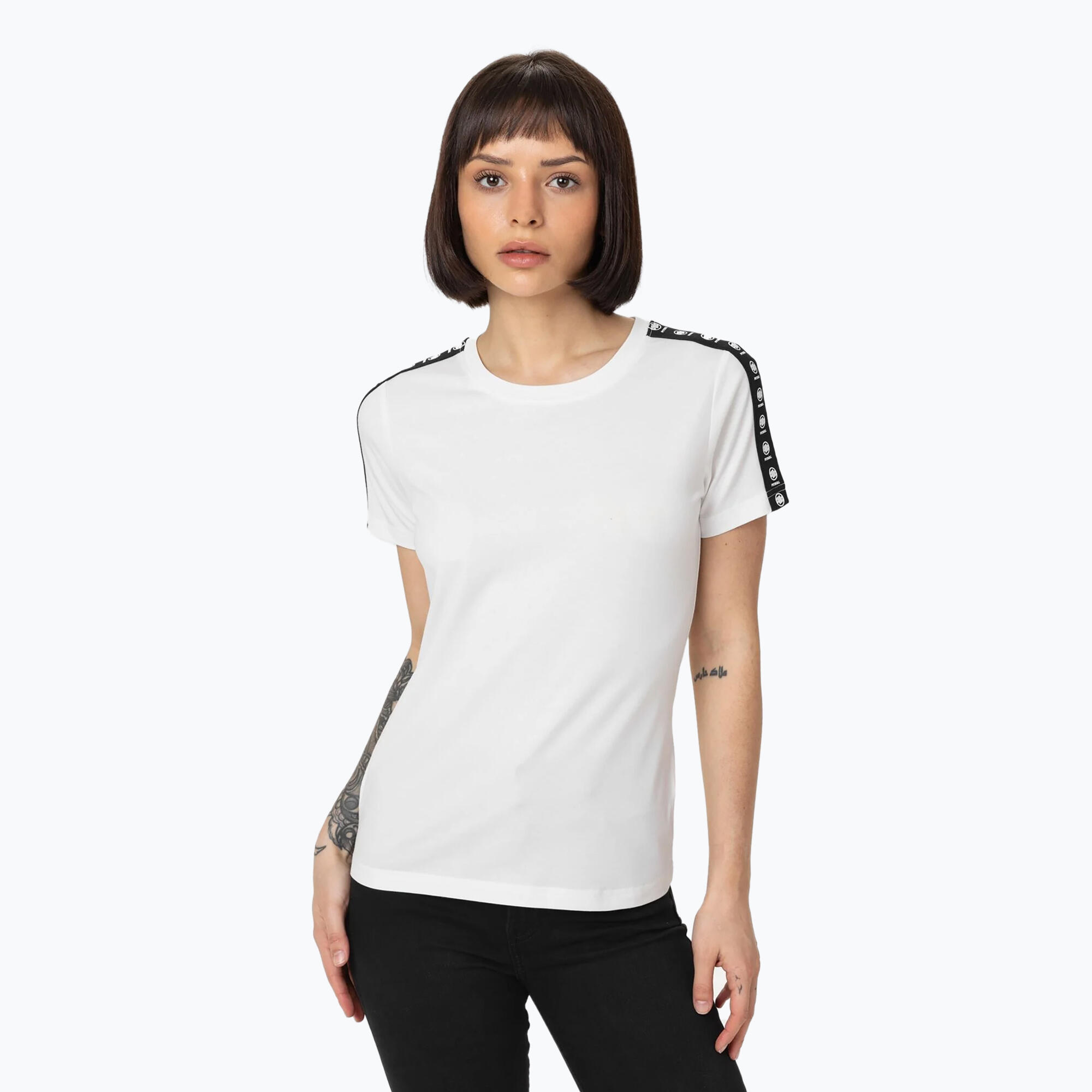 Pitbull - T-shirt Femme Pitbull Nugget - Maillot Manches Courtes - Blanc - S - Decathlon