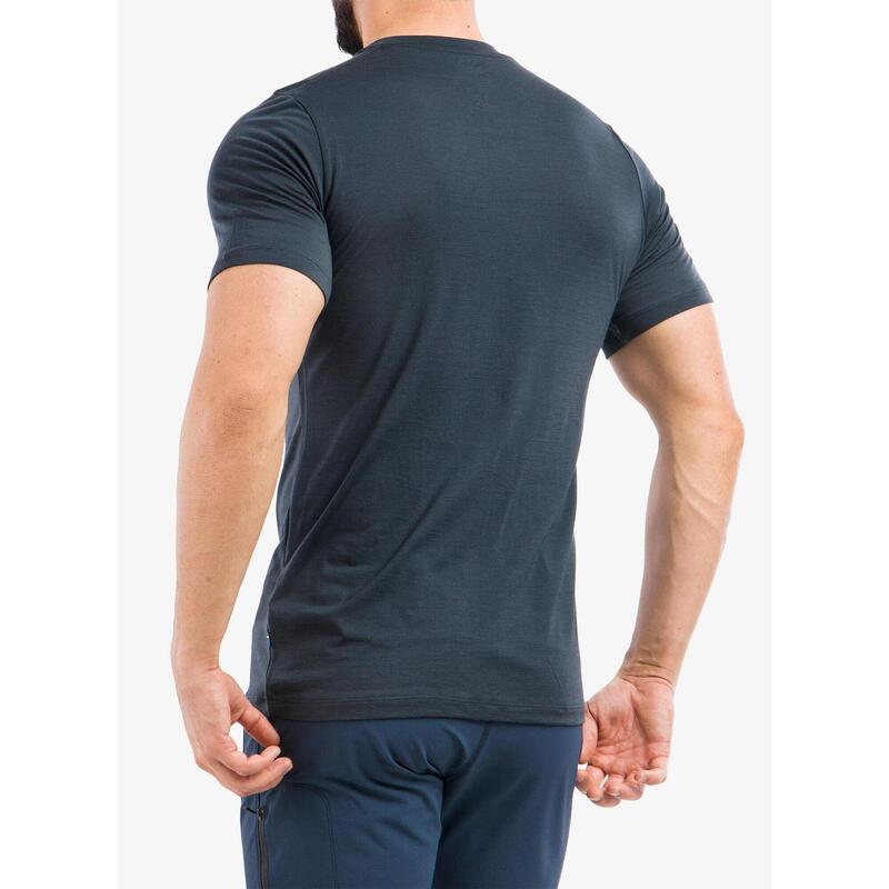 Tricou pentru sport, cu maneci scurte Abisko Wool Classic SS M barbati
