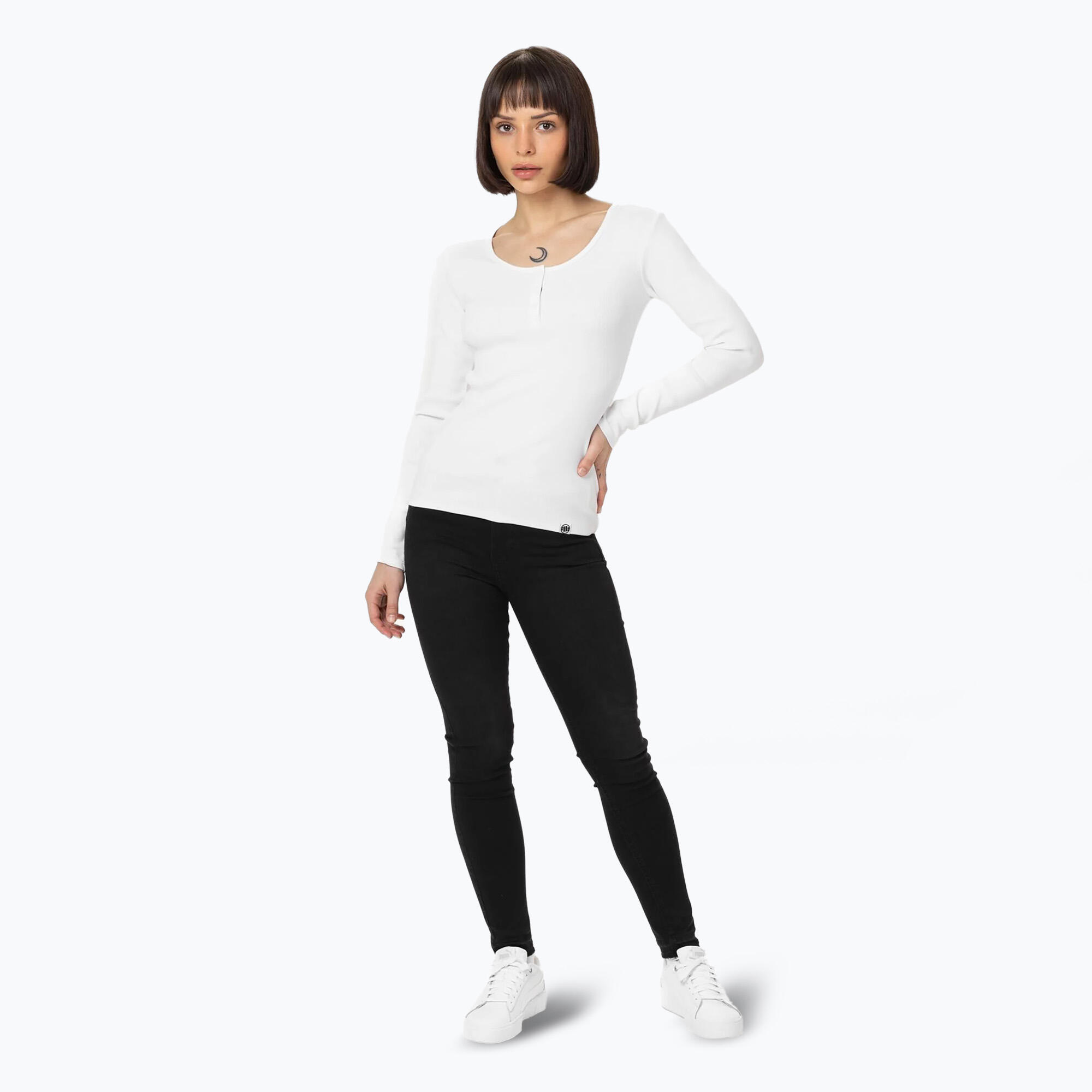 Dames Pitbull Rib Longsleeve 2/5