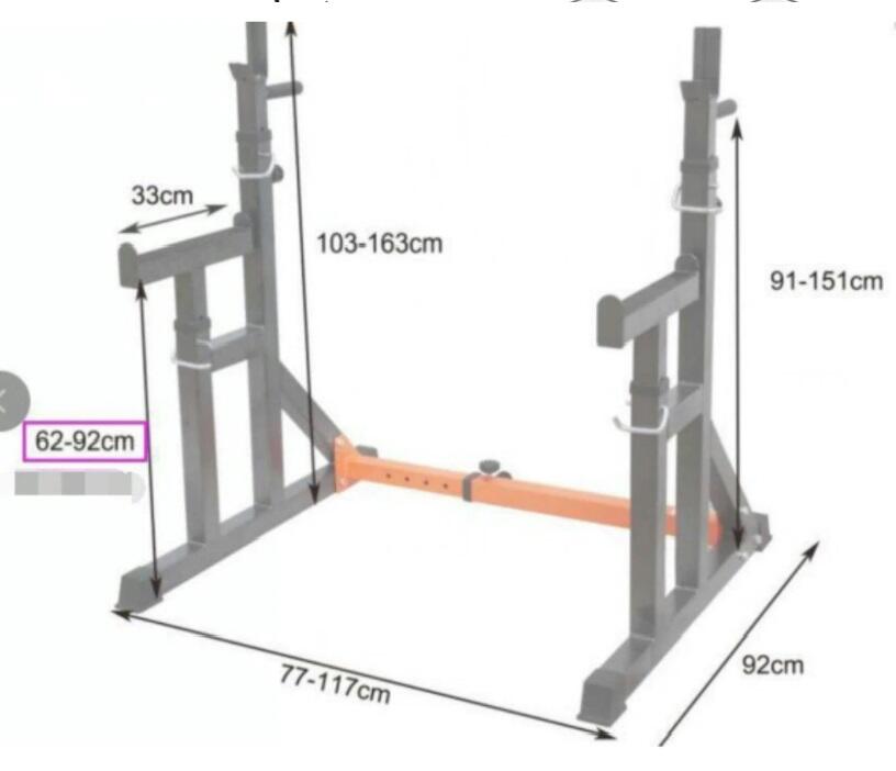 Support Multifonction Développé Couché Noir Fitness Tech 4/6