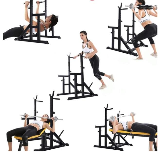 Support Multifonction Développé Couché Noir Fitness Tech 6/6