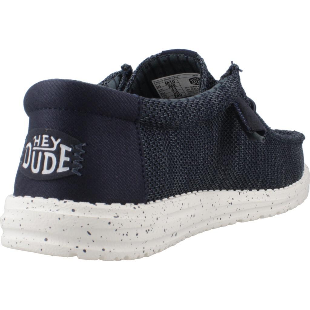 Sneakers Hey Dude Model Wally Stretch Sox Kleur Blauw 3/5