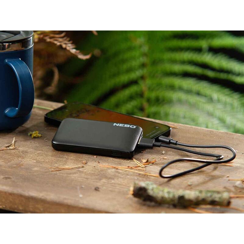 Batterie Externe NEBO 5K – 5000mAh - Charge Rapide USB-C - Powerbank Compacte