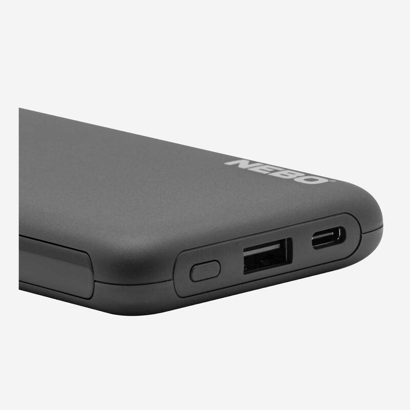 Batterie Externe NEBO 10K – 10000mAh - Charge Rapide USB-C - Powerbank Compacte