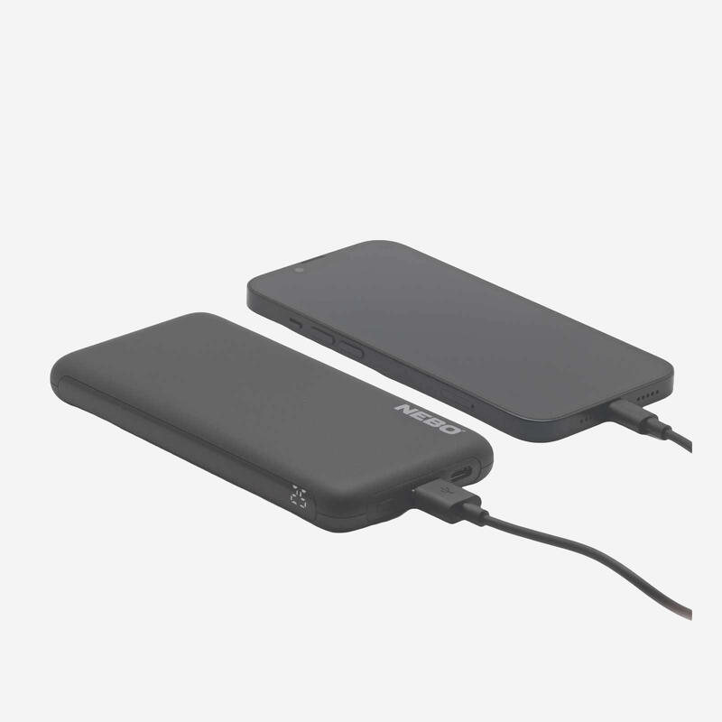 Batterie Externe NEBO 10K – 10000mAh - Charge Rapide USB-C - Powerbank Compacte