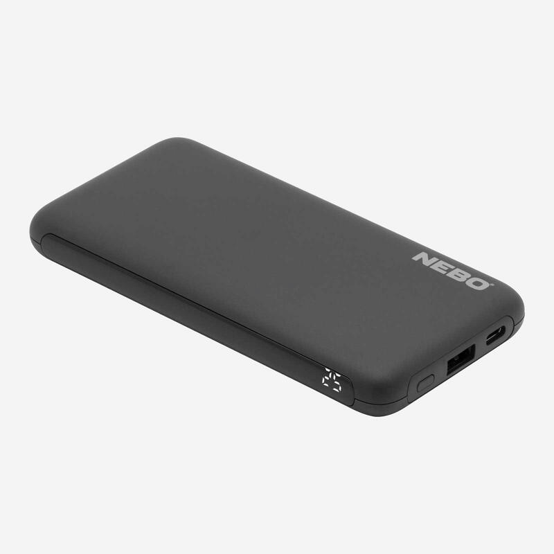 Batterie Externe NEBO 10K – 10000mAh - Charge Rapide USB-C - Powerbank Compacte