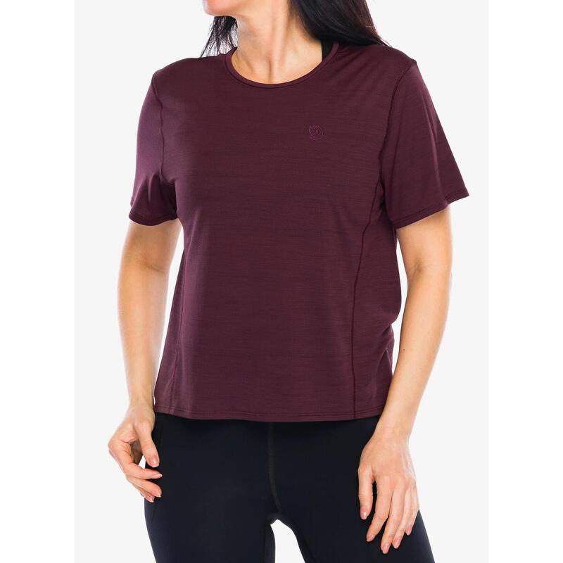Tricou pentru sport, cu maneci scurte Abisko Lite SS W femei