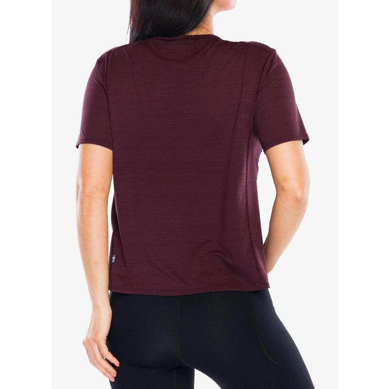 Tricou pentru sport, cu maneci scurte Abisko Lite SS W femei