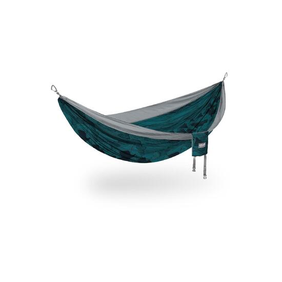 Hamak dwuosobowy ENO DoubleNest Print Hammock - mountains to sea/grey