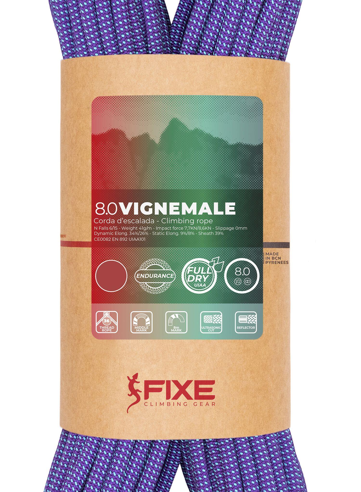 Lina dynamiczna Vignemale 8.0mm Full Dry 60m 3/7