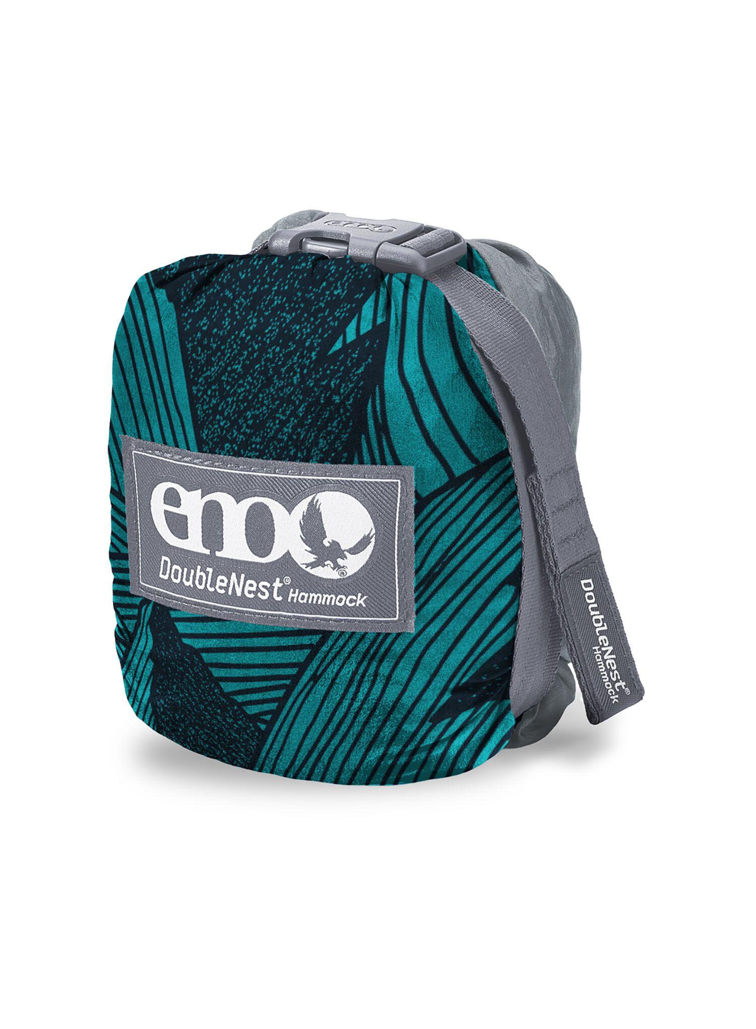 Hamak dwuosobowy ENO DoubleNest Print Hammock - mountains to sea/grey 2/7
