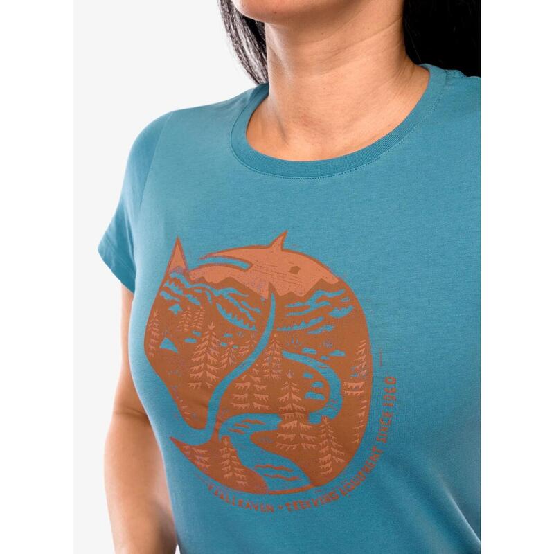 Koszulka damska Fjallraven Arctic Fox Print T-shirt