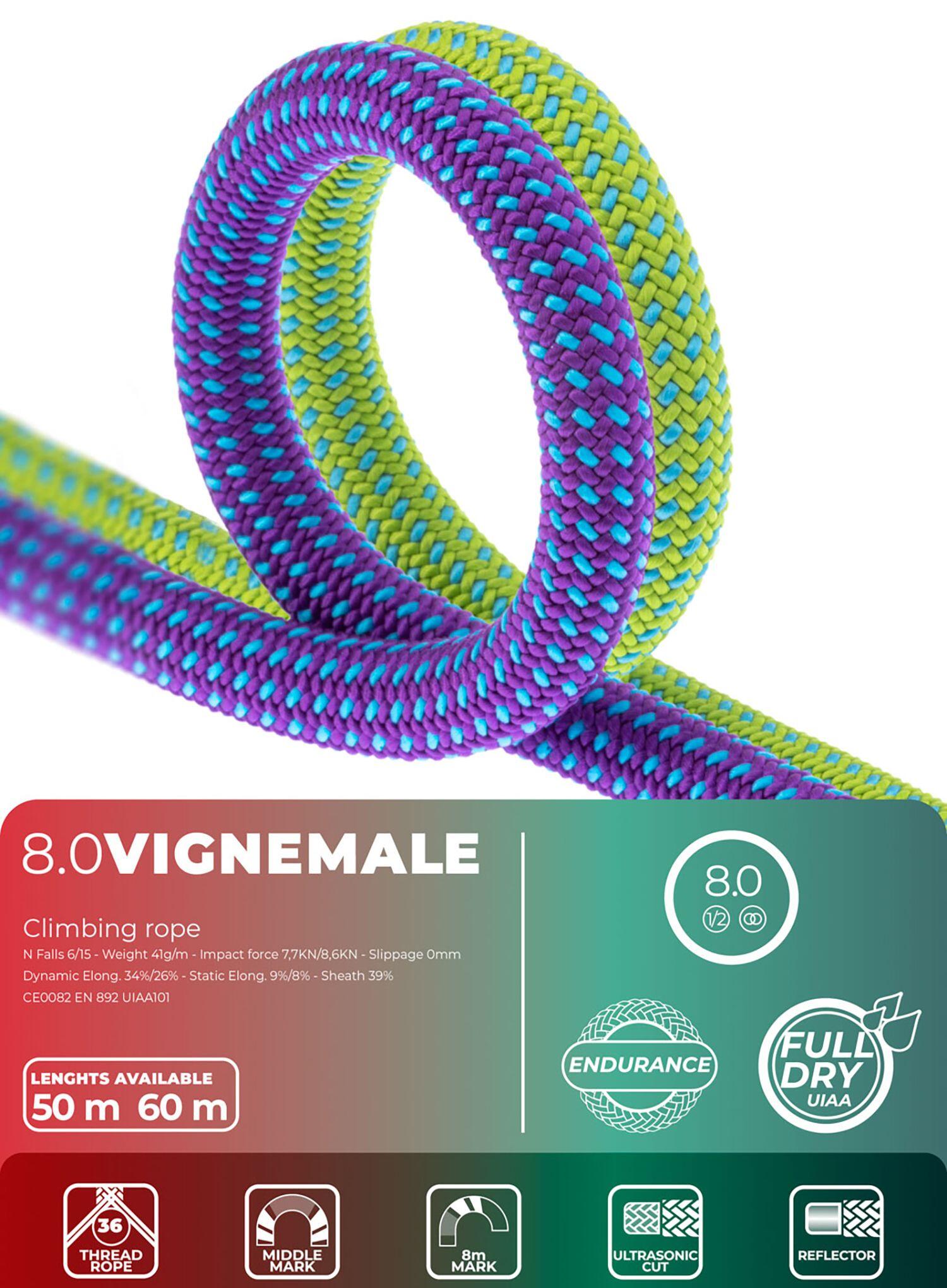 Lina dynamiczna Vignemale 8.0mmFull Dry 60m 5/7