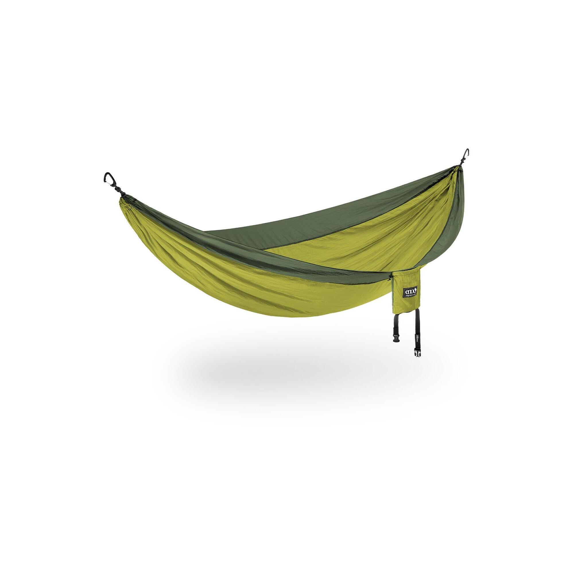 Hamak turystyczny ENO SingleNest Hammock - melon/olive