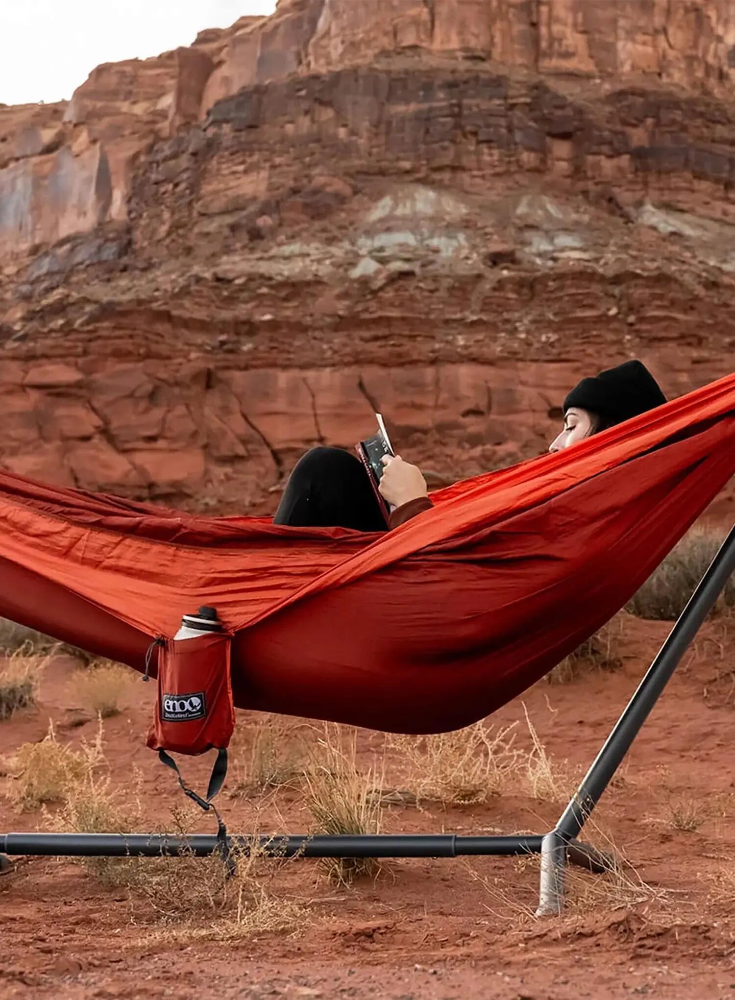 Hamak turystyczny ENO DoubleNest Hammock - canyon/coral 5/7