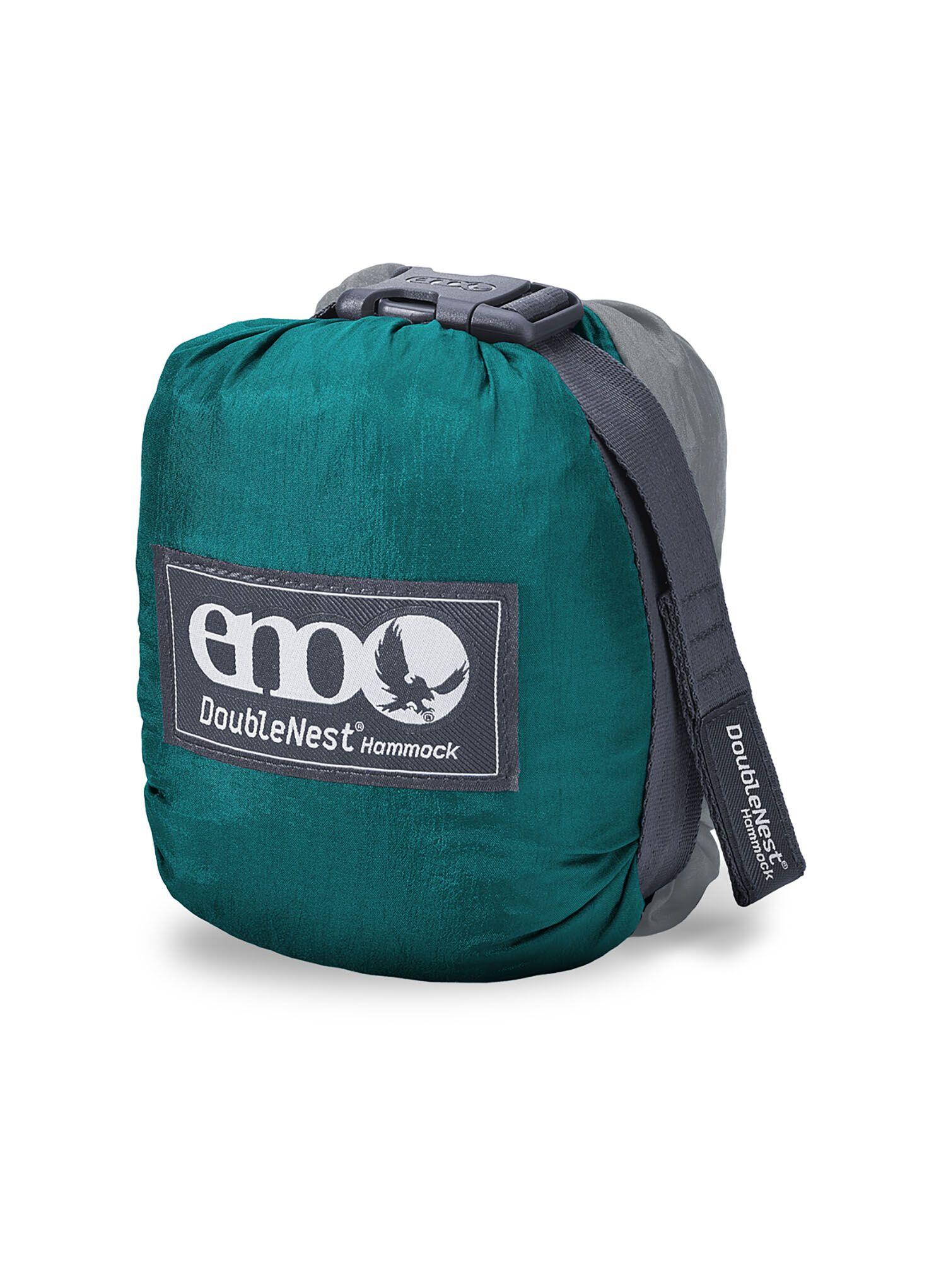 Hamak turystyczny ENO DoubleNest Hammock - seafoam/grey 2/7